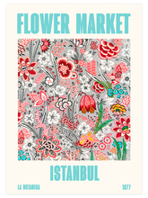 Flower Market Istanbul - Art Print